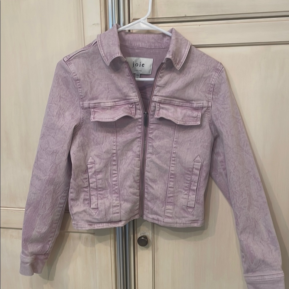 Joie Lavender Denim Jacket